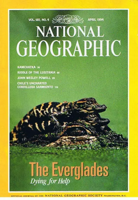 National Geographic Vol. 185 N° 4 April 1994 Tres Bon Etat