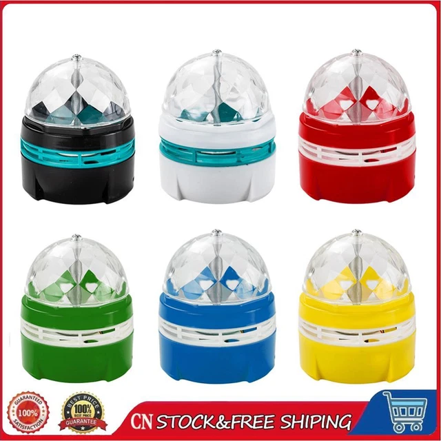 Rotating LED Night Light USB Disco DJ Party Ball Colorful Club Stage Decorations