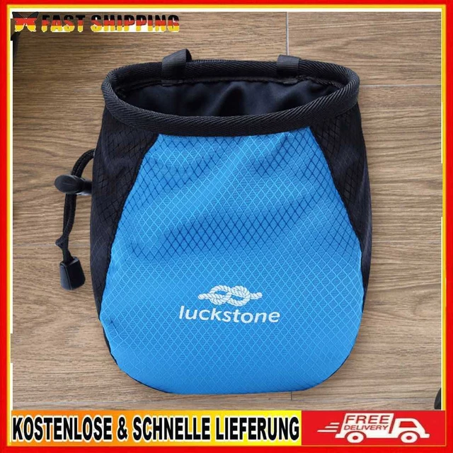 Chalk Bag cinturón ajustable bolsa de almacenamiento resistencia al desgarro para fitness (B