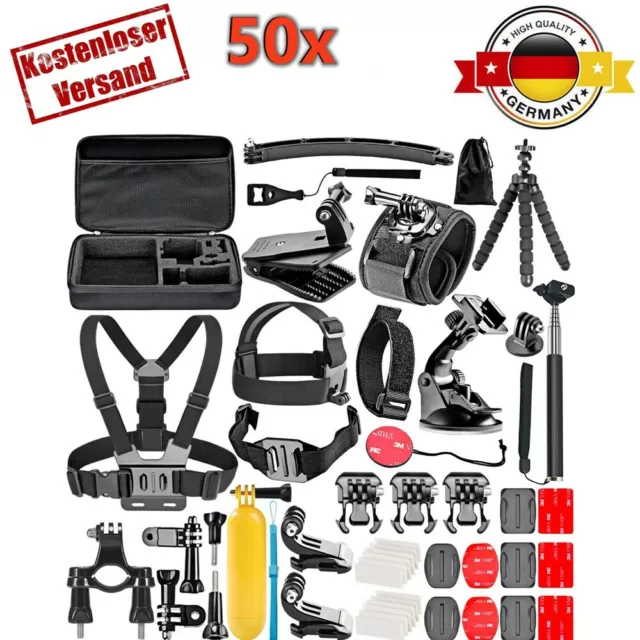 50-in-1 Action-Kamera Zubehör Kit Set Halterung Für [GoPro] Hero 9 8 Max 7 6 5 4