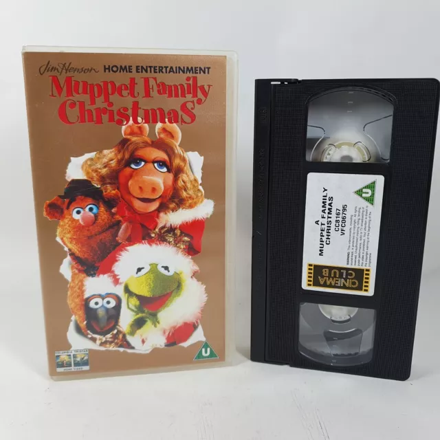 MUPPET FAMILY CHRISTMAS VHS Video Cassette Tape Columbia Tristar 2000 ...