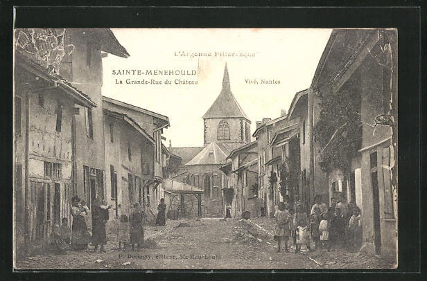 CPA Sainte-Menehould, La Grande-Rue du Château