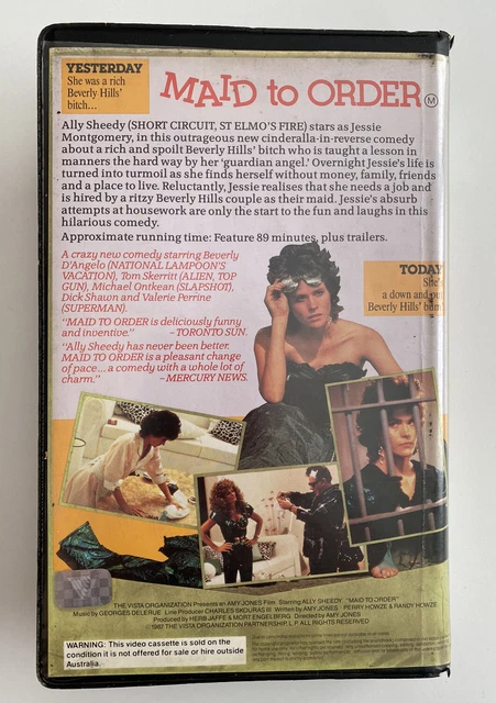 MAID TO ORDER [VHS] Roadshow Video 1987 Ally Sheedy Ex-Rental Tape ...