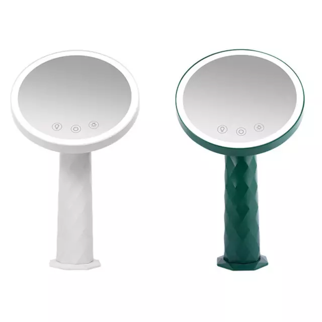 Cosmetic Vanity Mirror Stable Base 360 Rotation Tabletop LED Mirror for Woman