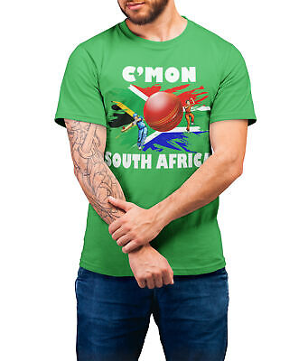 CMON Sud Africa Cricket World Cup 2019 T-Shirt Uomo Donna Bambini FLAG JERSEY