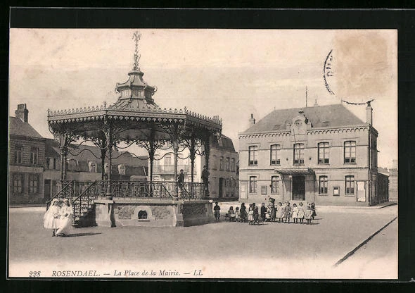 CPA Rosendael, La Place de la Mairie