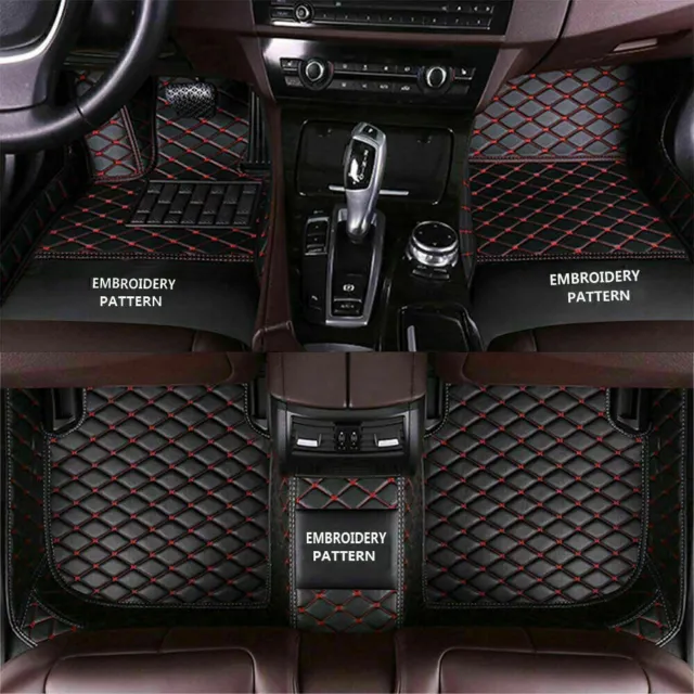 For KIA All Models Waterproof Front & Rear Custom Car Floor Mats Carpets Liner