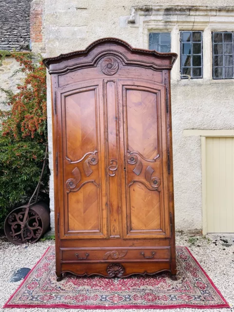 18th C Cherrywood Armoire - #8143 2