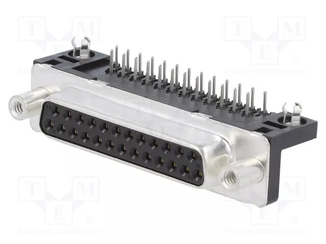 90° -winkel Jack Pin: 25 for Front Plates Female D-Sub