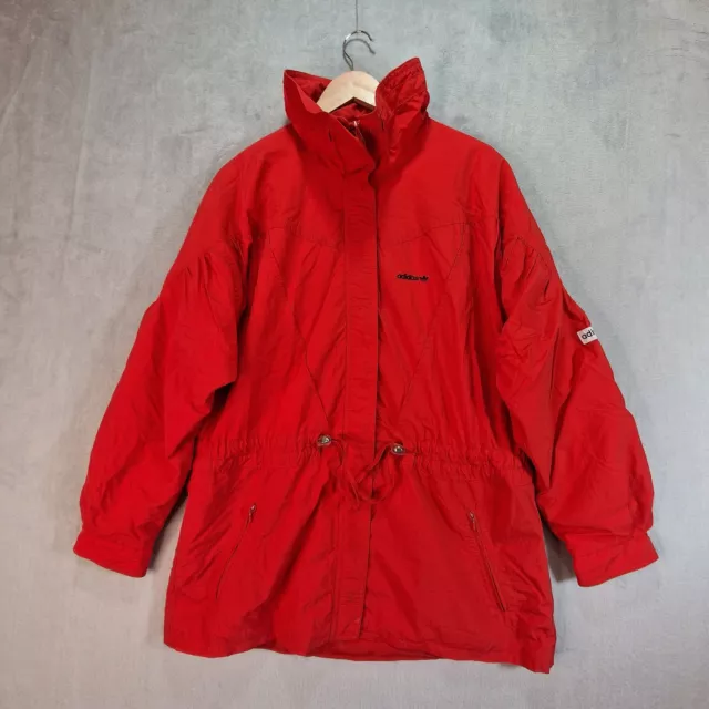 Adidas Aditex Jacket Mens Large Red Ski Vintage Full Zip