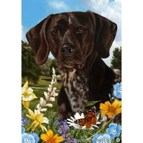 Summer House Flag - German Shorthaired Pointer 18049