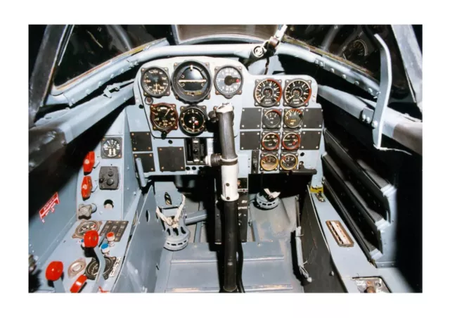 Messerschmitt ME 262 cockpit Germany Luftwaffe A4 poster with choice of frame