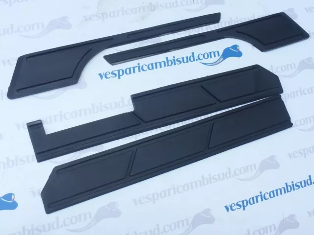 PER VESPA PX 125-150-200 KIT STRISCE PARACOLPI ADESIVE NERE Vesparicambisud