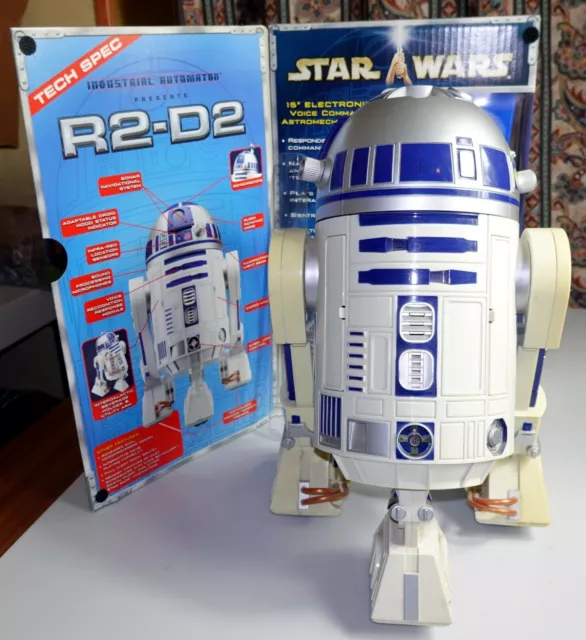 STAR WARS 2002 R2-D2 Industrial Automaton electronic voice astromech droid 39 cm