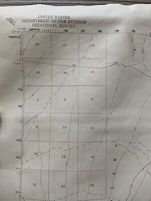 Geological Survey Turtle Mountain Map 17x21 2