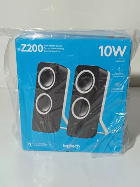 Logitech Z200 Laut­spre­cher Stereo 2.0 10W 3.5 Klinke 980-000810 Schwarz_1.36_5