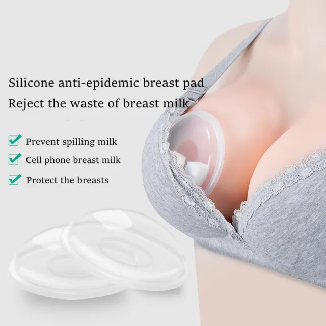 2Pcs Breast Shells Nursing Cups Milk Soft Saver Protect Sore Nipples Collector.