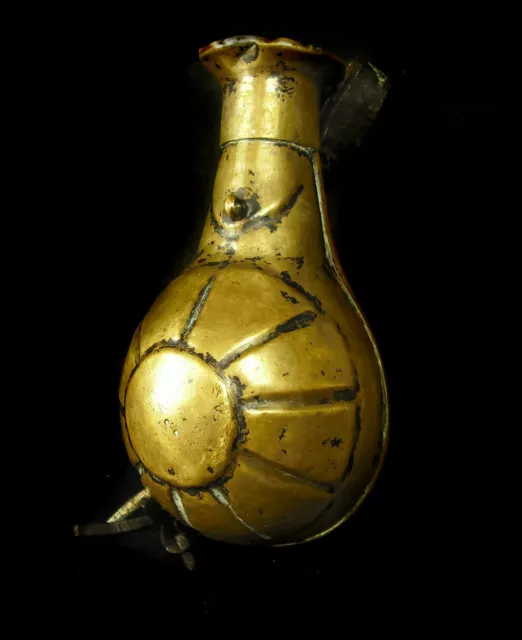 Pera A Polvere O Sfregamento Africa Del Nord Maghreb XIX Powder Horn Pulverhorn