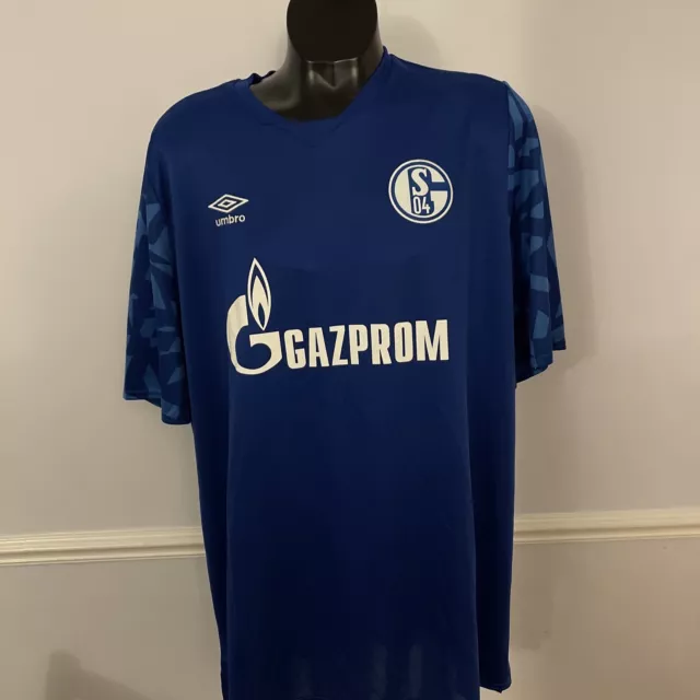 Official Umbro Men's FC Schalke 04 Home Shirt 2019/ 2020 Size 4XL  Football