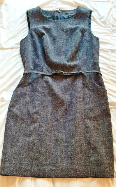 The Limited Women’s Black Gray Lined Jumper Dress. Size 12