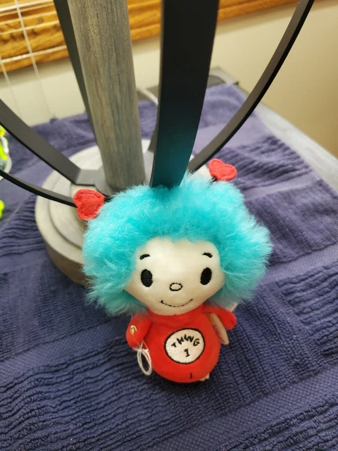 Hallmark Itty Bittys Dr. Seuss Cat in the Hat THING 1 Plush STUFFED ANIMAL TOY