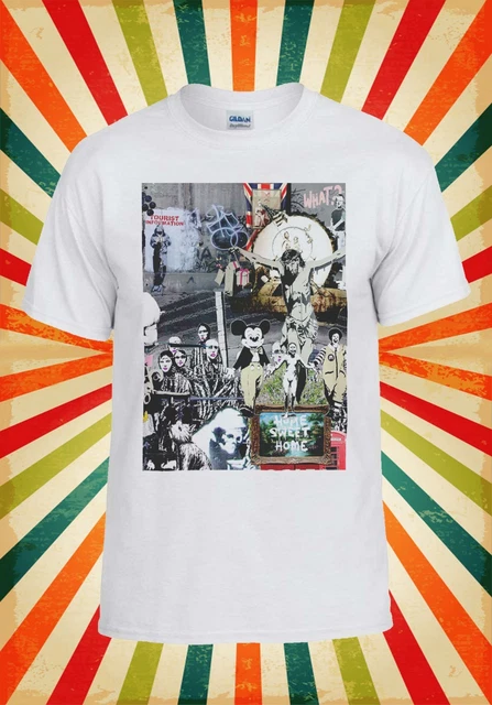 Banksy Street Art Graffiti Cool Funny Men Women Vest Tank Top Unisex T Shirt 618