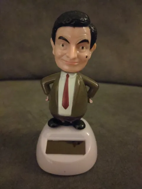 Tanzende Solarfigur Mr. Bean, England bewegliche Figur Wackelkopffigur Deko  Kult