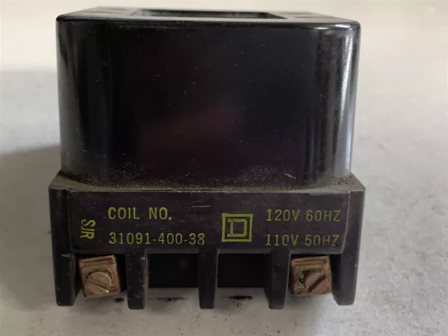 NOS NO BOX Square D 31091-400-38 Electrical Magnet Coil 120V 60Hz 110V 50 H4-4