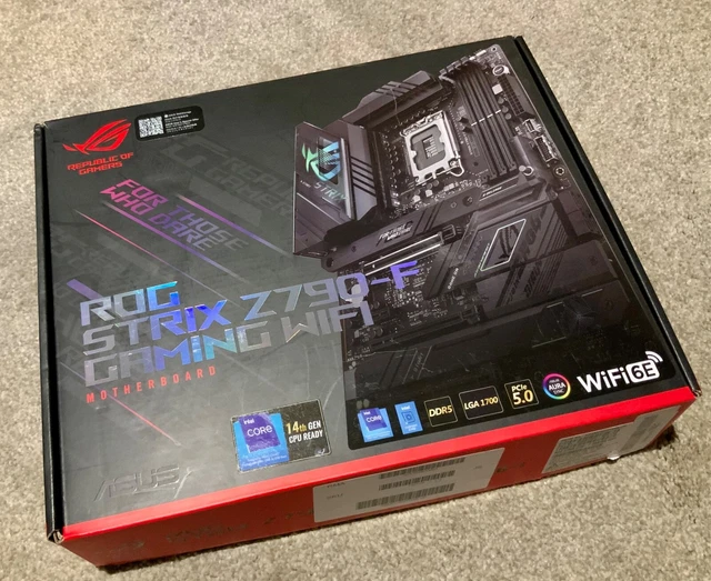 ASUS ROG STRIX Z790-F Gaming WiFi LGA 1700 ATX Intel Motherboard £135. ...