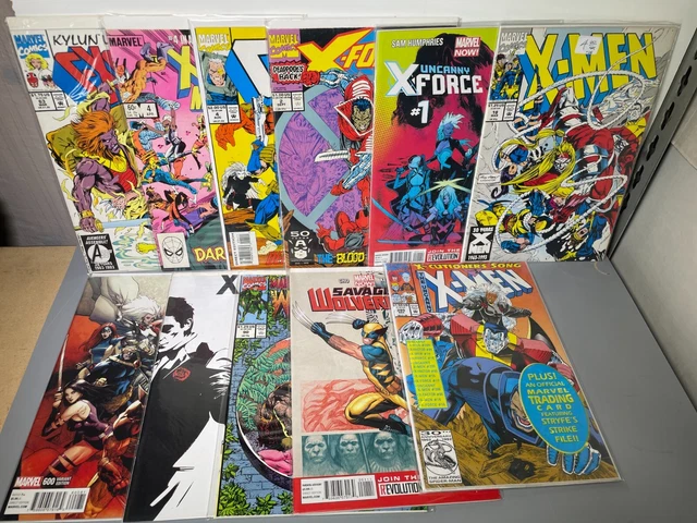 Mixed Lot of 12 X-Men Related Comics Marvel (A4)