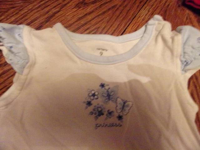 Infant Girl Carters  Shirt 9 Months  0297