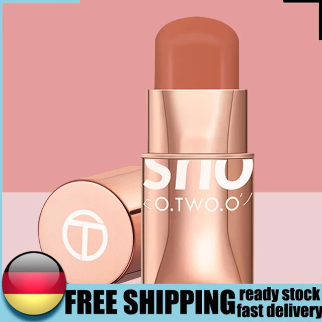 Rouge-Stick hidratante cara rojo palo brillante para piel de mujer