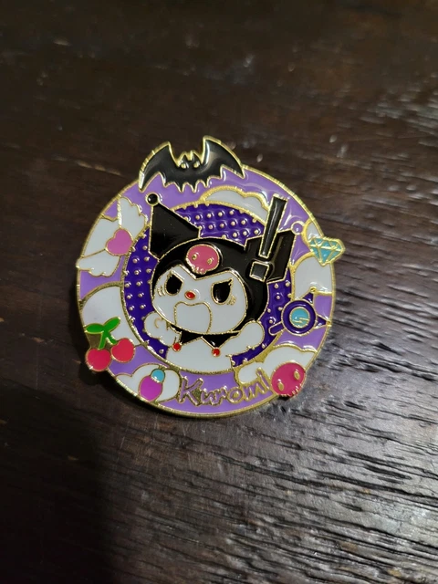 [SANRIO KUROMI] HELLO Kitty Sanrio Character Kuromi Purple Enamel Pin