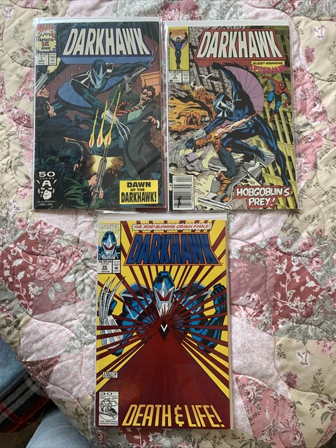 Darkhawk #1, #2, #25 1991 marvel 1st App , 2nd App and Origin KEYS! 1st New Suit