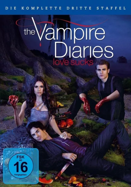 The Vampire Diaries Staffel 3 DVD, blau, FSK 16, Warner Bros