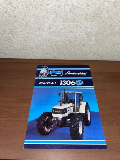 BROCHURE PROSPEKT PROSPECTUS TRACTEUR LAMBORGHINI 1306 trattore-landini ...