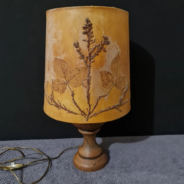 Lampe Bougie Ancienne Blue Sky - Céramique Bleue - Motif Pensées - J McCall 2004