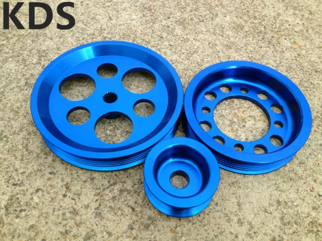 POULIE LÉGÈRE POUR 92-97 GS300 CS300 Toyota Supra JZA80 1JZ 2JZ 2JZGE 2JZGTE