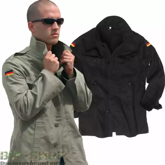 Bundeswehr Moleskinjacke Alte Art Oliv Schwarz Bw Feldjacke Army Jacke Moleskin