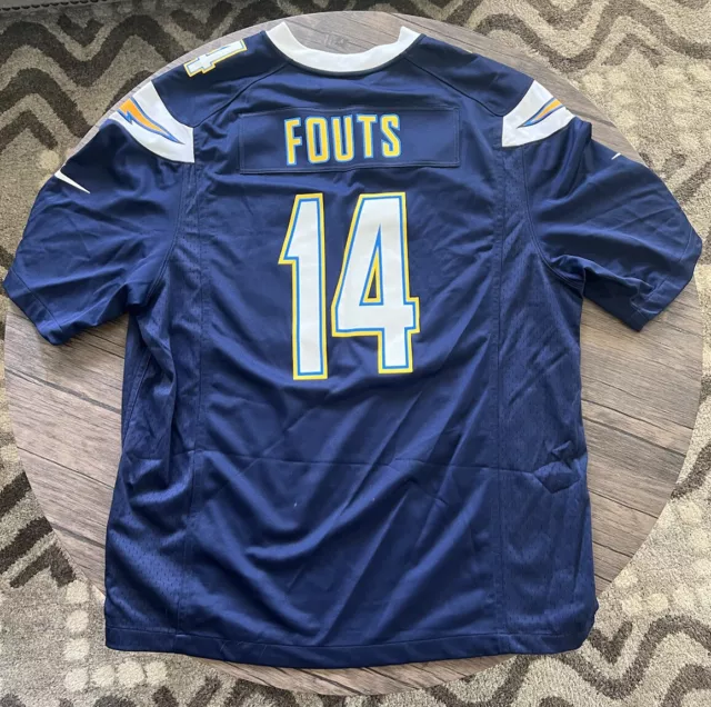 Los Angeles Chargers Dan Fouts 14 Rare Nike Jersey Adult XL NFL San Diego
