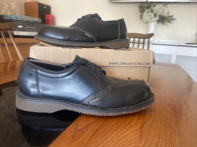 Dr martens icon hyten black leather s1p airwair unisex safety boots hotsell