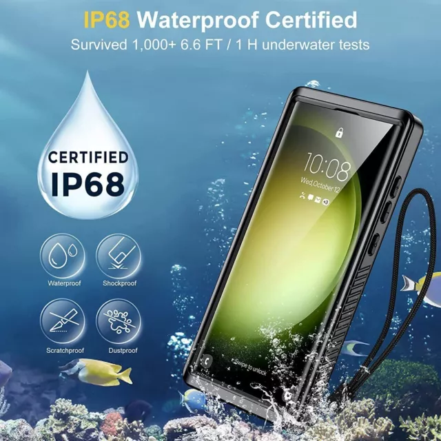 360° Full Wasserdichte Hülle für Samsung Galaxy S24 S23 S22 S21 Heavy Duty Case