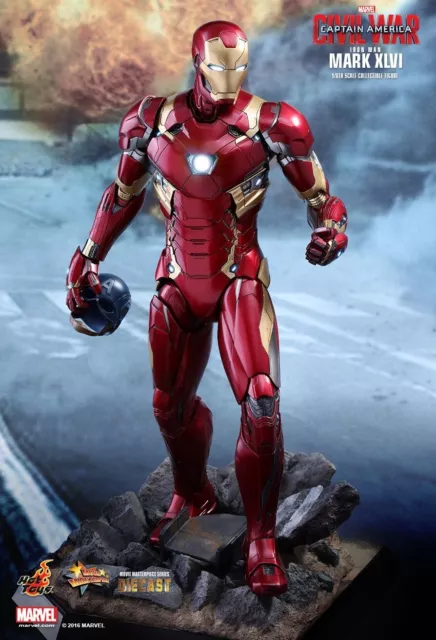 Hot Toys MMS 353 D16 Captain America Civil War Iron Man Mark 46 XLVI Diecast