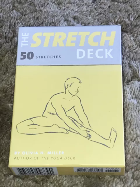 The Stretch Deck 50 Stretches by Olivia H. Miller - Yoga - Pilates Flash Cards