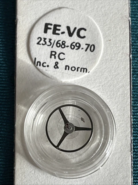 Balancier Pour Montre - Pièce Détachée Mouvement Horlogerie - Référence VC Cupillard 233-68