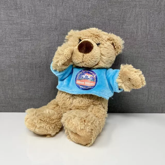 Alton Towers Teddy Bear Keel Toys Plush Soft Toy | 8"