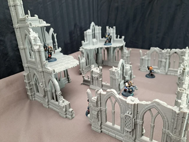 X15 LARGE RUINED City - Wargaming Terrain Set - Gothic Ruins - Tabletop ...