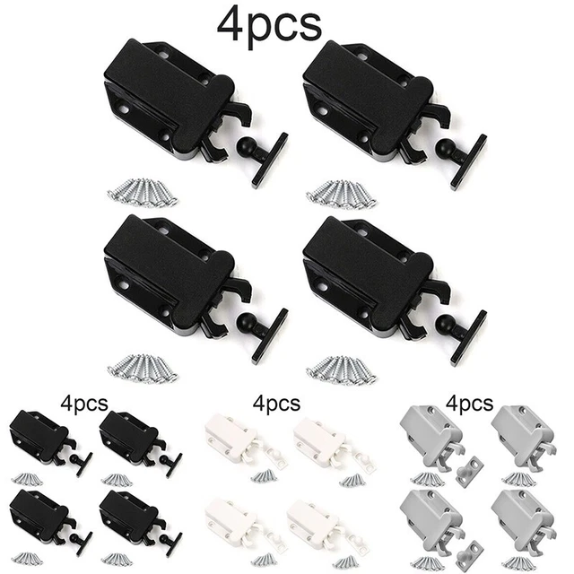 4PCS Push To Open Catch Door Latch/Kitchen Cabinet/Touch Release Drawer Cupboard