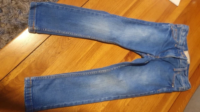 Girls Next Blue Skinny Denim Jeans Age 4 Excellent Condition