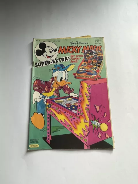 Micky Maus 1990 Heft Nr. 3 #A2 Sammlung Selten